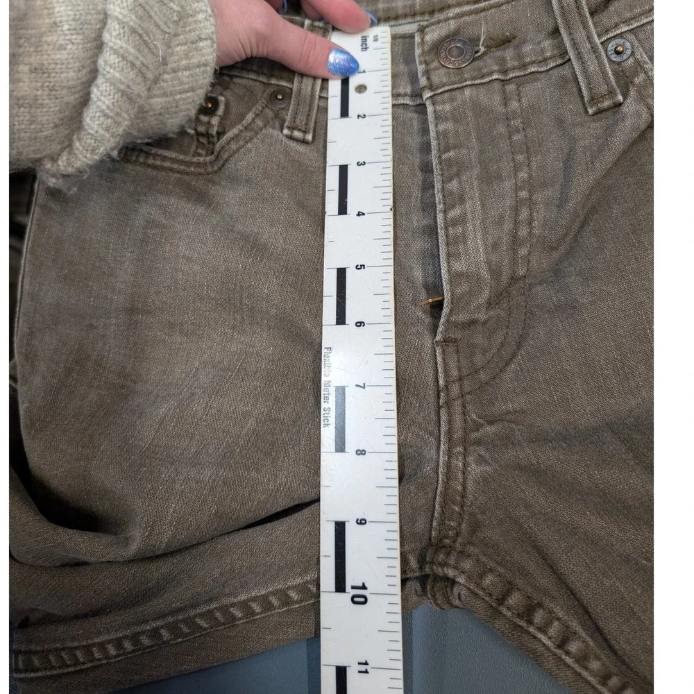 Levi's 511 Slim Fit Jeans Mens 30x30 Brown Gray Stretch Denim Pants‎